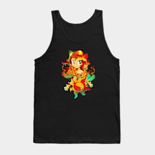 Human Sunset Shimmer Tank Top